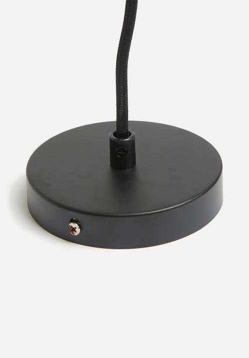 Sixth Floor - Poise pendant - black