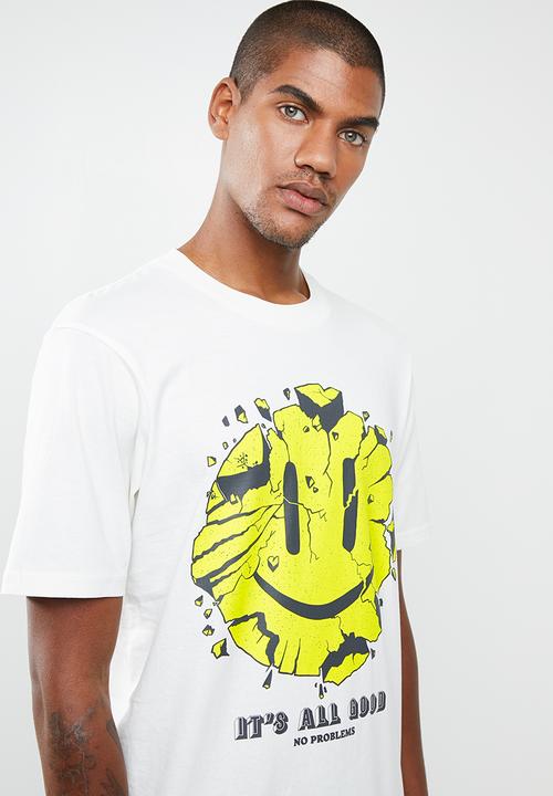 Cotton On - Its all good vintage Tbar tee - white