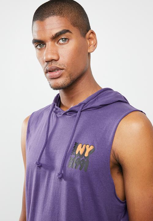 Cotton On - Hustle muscle tank - purple