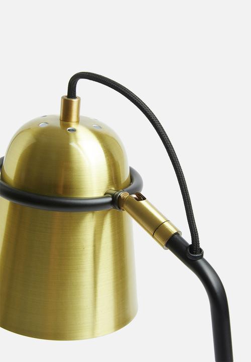 Sixth Floor - Hellos table lamp - gold
