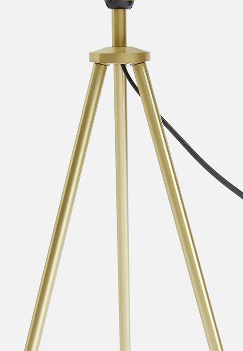 Sixth Floor - Tri table lamp - gold/white