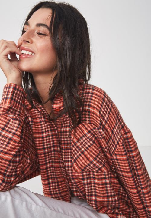 Cotton On - Casual hudson shirt - orange 