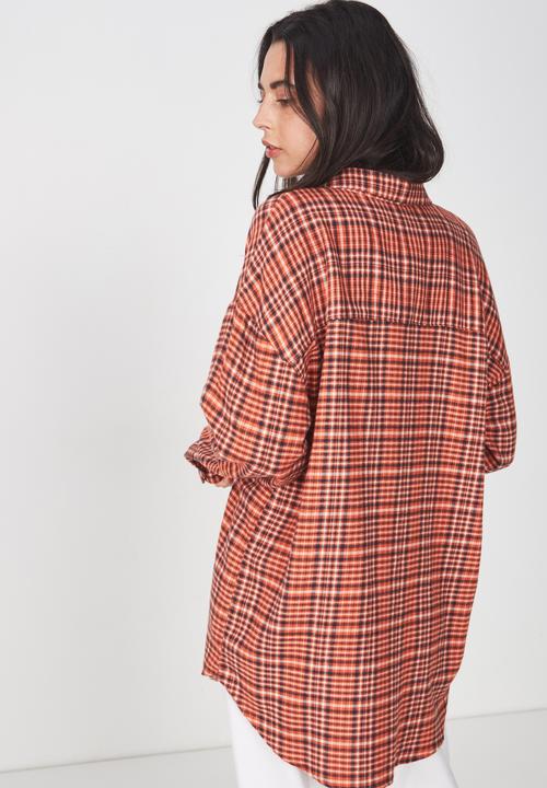 Cotton On - Casual hudson shirt - orange 