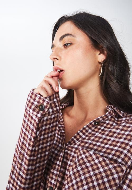 Cotton On - Serena tie front shirt - multi