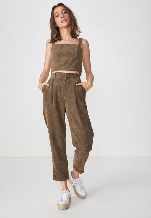 Cotton On - Harley pants - brown 