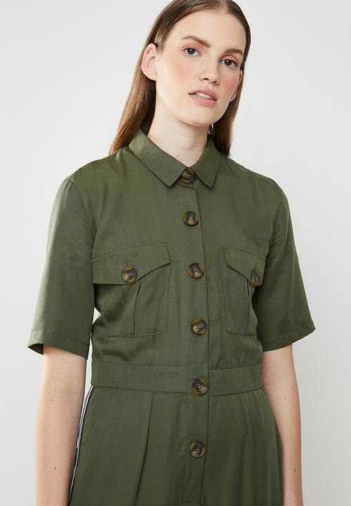 Superbalist - Utility jumpsuit - khaki green