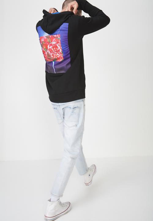 Cotton On - Fleece pull - blue & black 