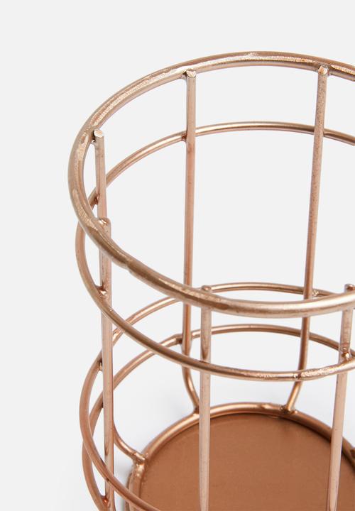 Sixth Floor - Wired pen cup - copper