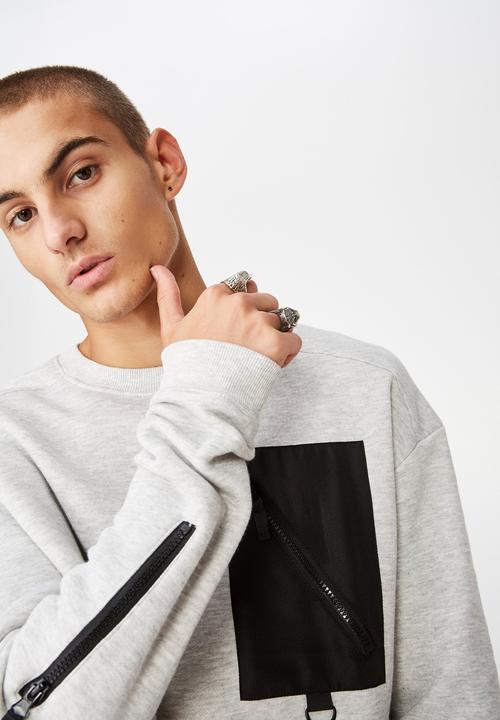 Cotton On - Drop shoulder - grey 