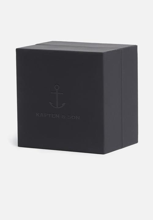 Kapten & Son - Chrono Silver -Blue Steel