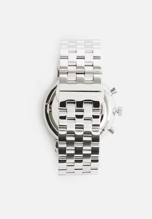 Kapten & Son - Chrono Silver -Blue Steel
