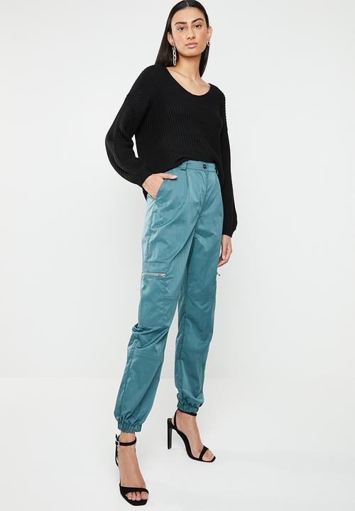 ONLY - Hilde v neck pullover knit - black