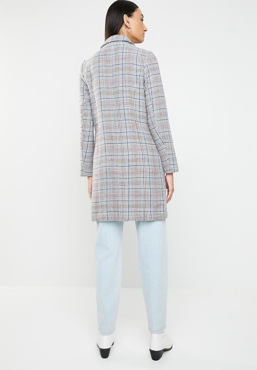 ONLY - Isa bonded wool coat - multi