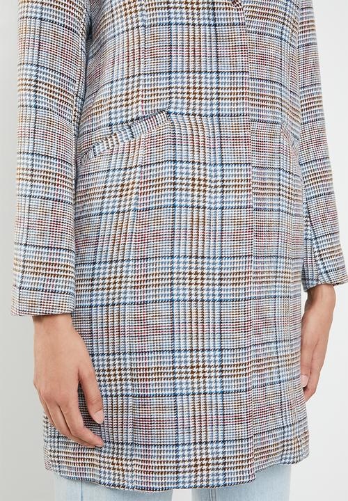 ONLY - Isa bonded wool coat - multi