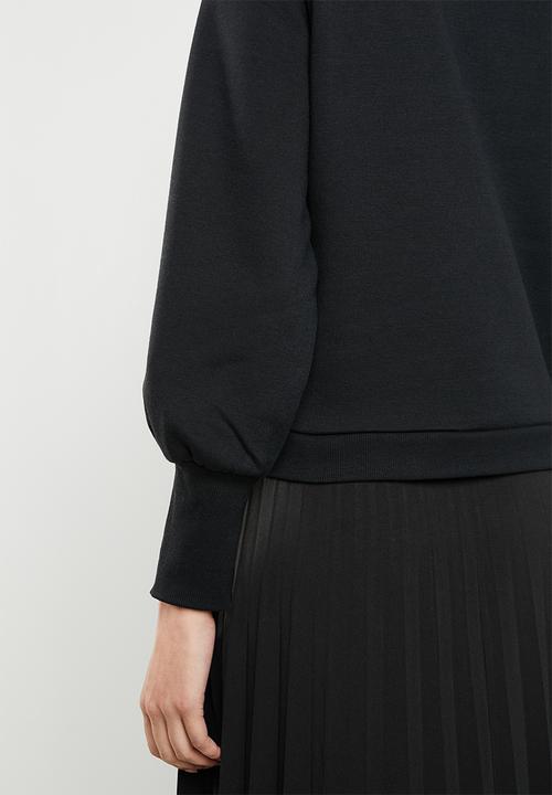 ONLY - Donna long sleeve sweatshirt - black