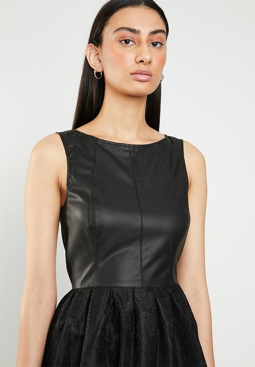 ONLY - Stella lace dress - black