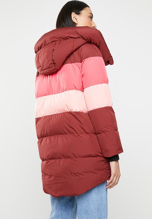 ONLY - Mari blocked padded coat - multi