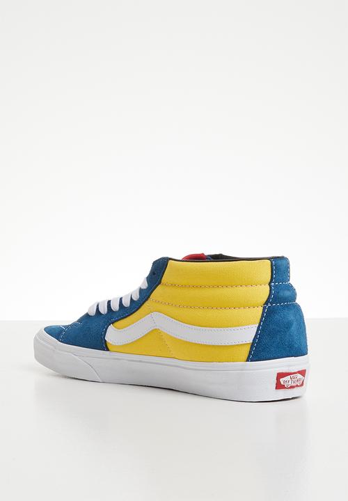 Vans - Vans Sk8-mid - blue & yellow