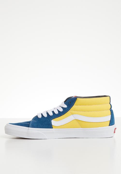 Vans - Vans Sk8-mid - blue & yellow