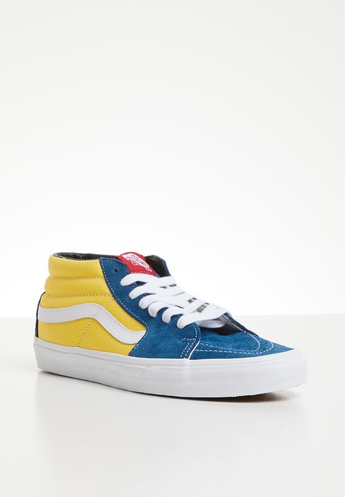 Vans - Vans Sk8-mid - blue & yellow