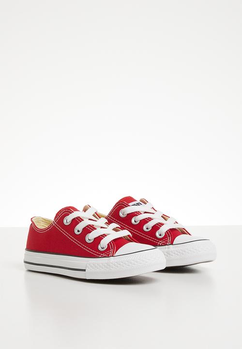 SOVIET - Viper kids  low cut sneaker - red