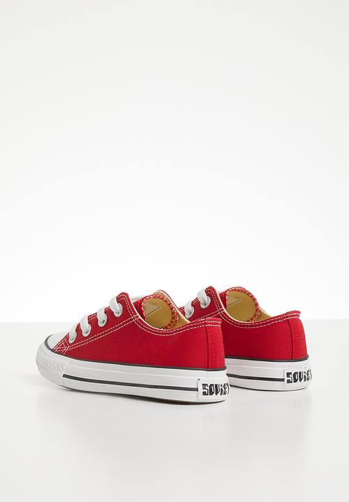 SOVIET - Viper kids  low cut sneaker - red