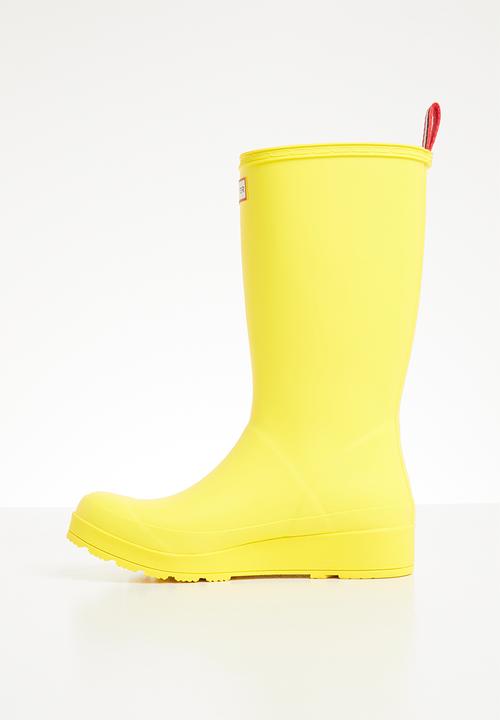Hunter - Play boot tall - yellow