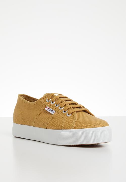 SUPERGA - 2730 Cotu canvas mid wedge - wbl beige taffy		