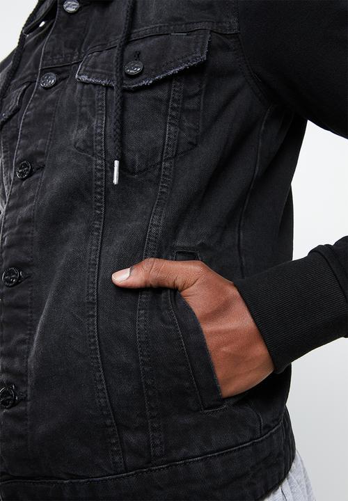 Only & Sons - Coin hood trucker black pk 2059 - black