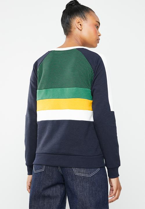 Noisy May - Bryce long sleeve sweat top -multi