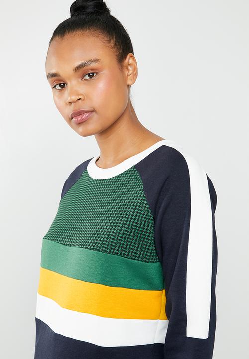 Noisy May - Bryce long sleeve sweat top -multi