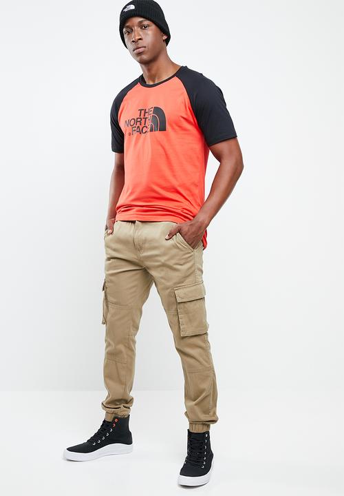 The North Face - Easy raglan tee - red