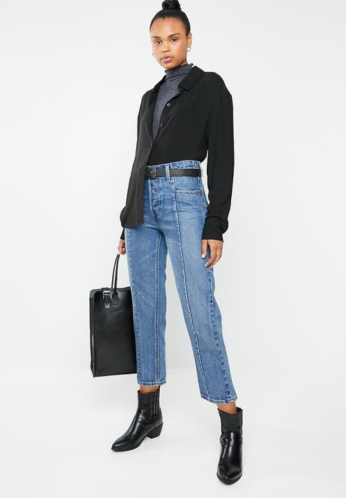 Superbalist - Cut & sew merrow edge tee - charcoal