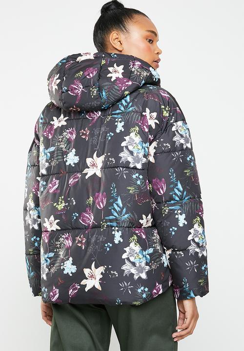 ONLY - Aya printed puffa jacket - multi