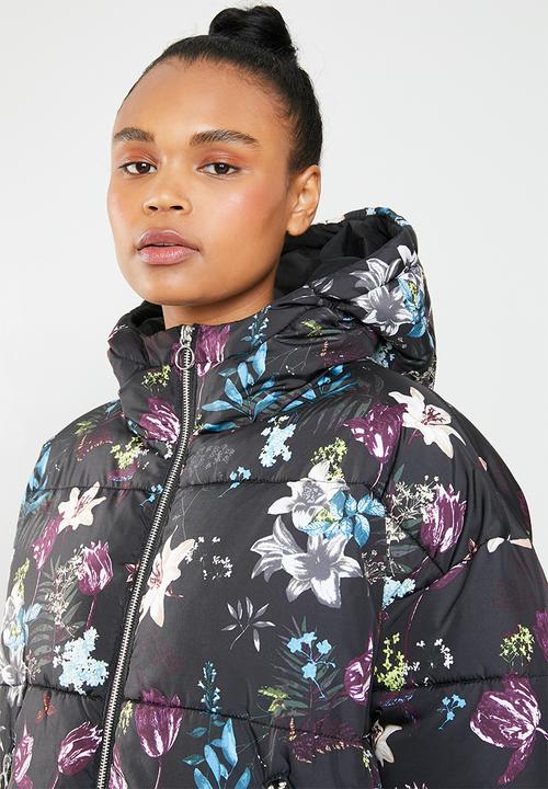 ONLY - Aya printed puffa jacket - multi