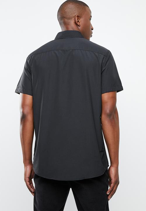 STYLE REPUBLIC - Arjen zip detail shirt - black