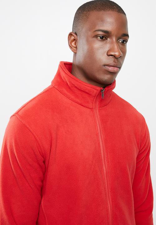 STYLE REPUBLIC - Fleece full zip jacket - red