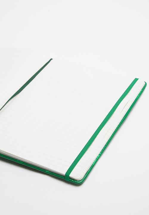 Typo - A4 green cactus buffalo journal - green
