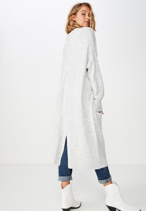 Cotton On - Split back cardi - grey 