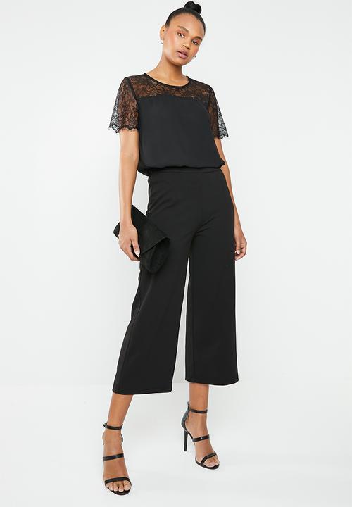 ONLY - Fiona lace top - black