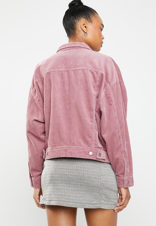Jacqueline de Yong - Elya oversize corduroy jacket - pink