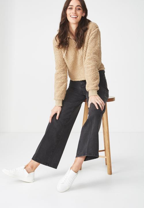 Cotton On - Teddy hoodie - brown 