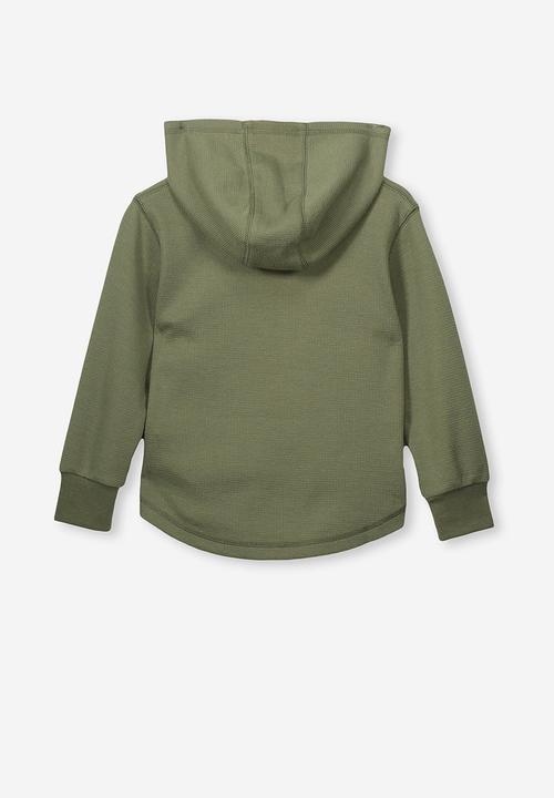 Cotton On - Hayden hooded top - khaki