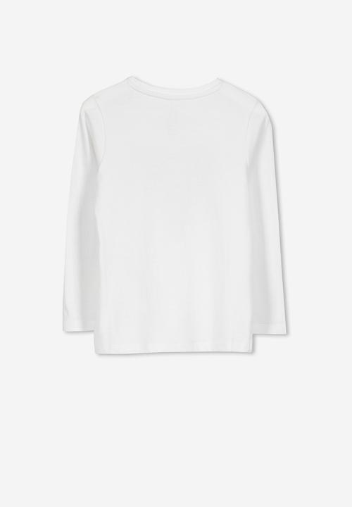 Cotton On - Penelope long sleeve tee - white