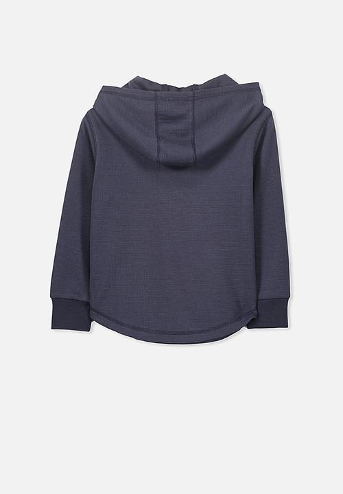 Cotton On - Hayden hooded top - navy