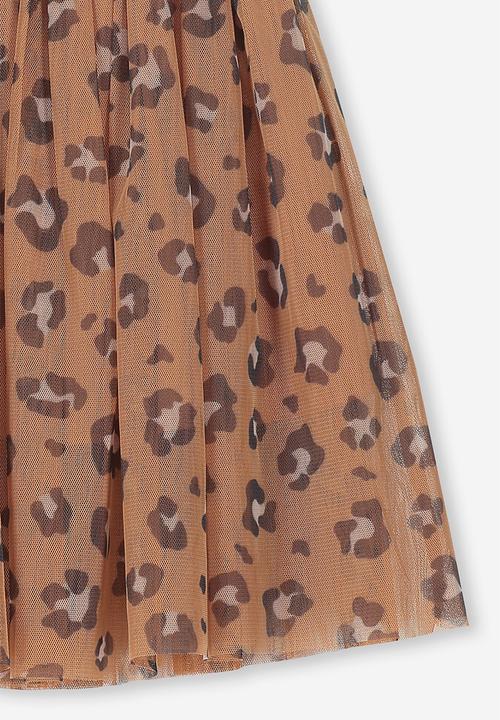 Cotton On - Trixiebelle tulle skirt - beige & brown