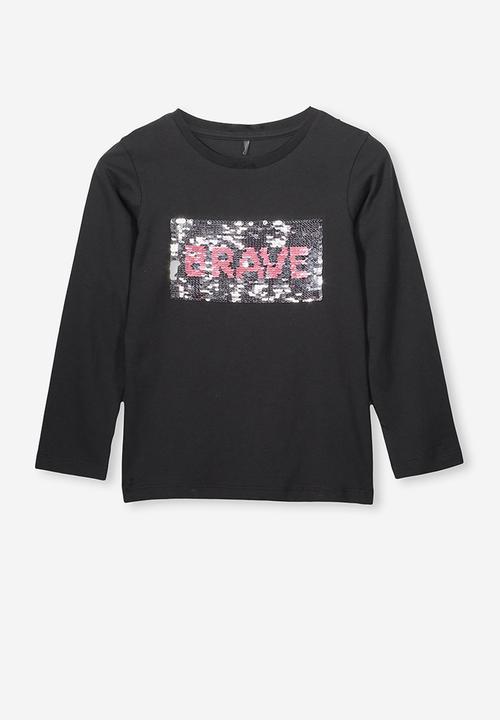 Cotton On - Anna tee - black 