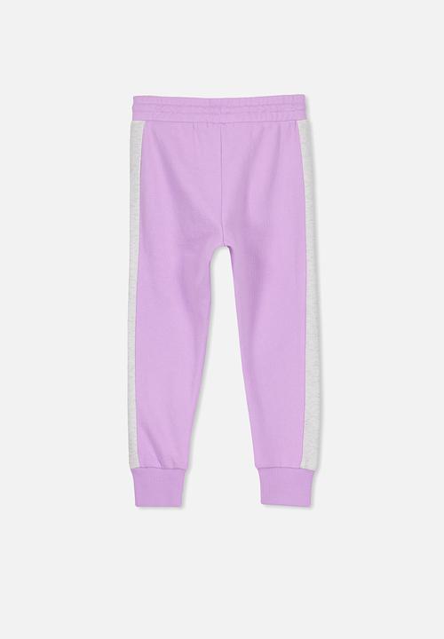 Cotton On - Kallie trackpant - purple & grey