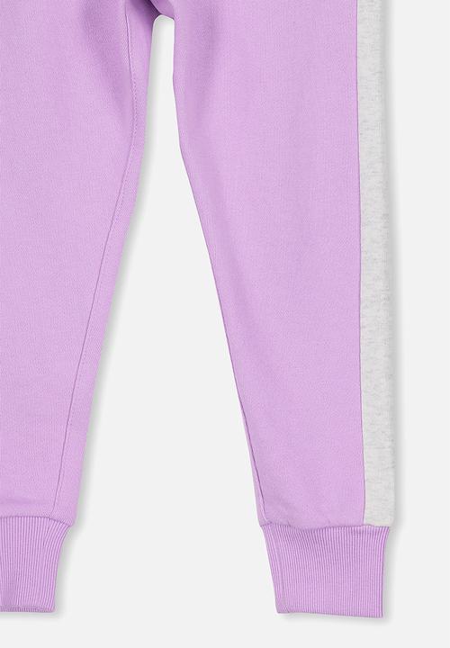 Cotton On - Kallie trackpant - purple & grey