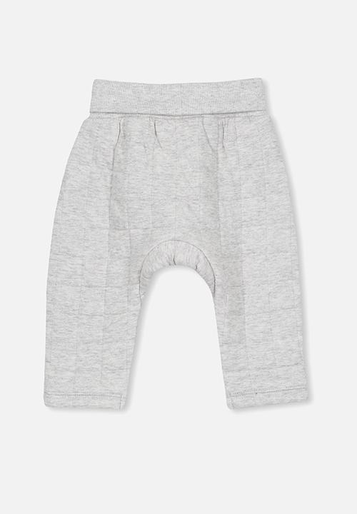 Cotton On - Rory quilted trackpant - grey